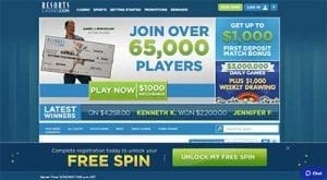 Resorts Hotel online casino NJ